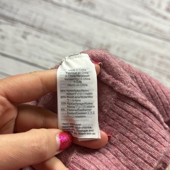 Madewell Striped Gladwell Balloon-Sleeve Pullover Sweater size xs - Picture 6 of 6